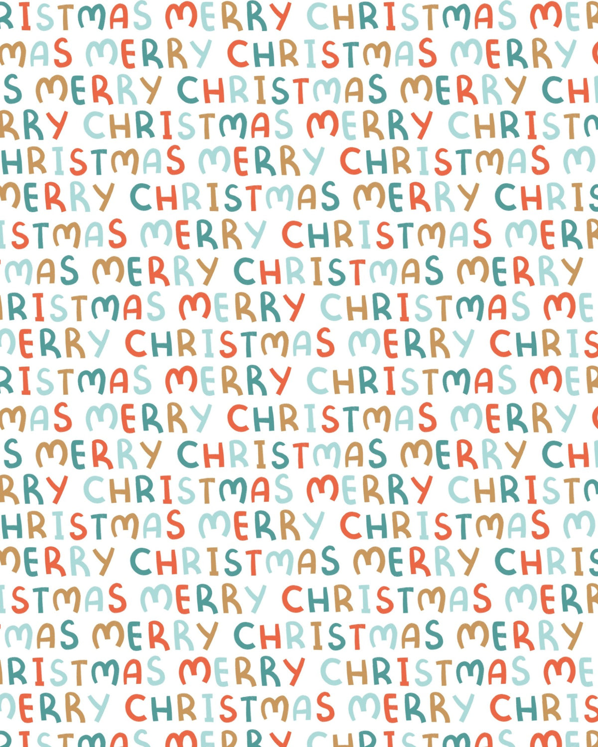colorful merry christmas #white