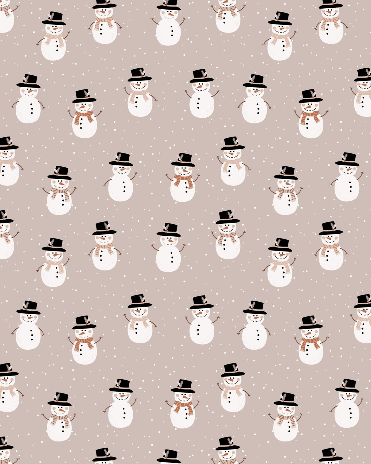 cozy snowmen #grey