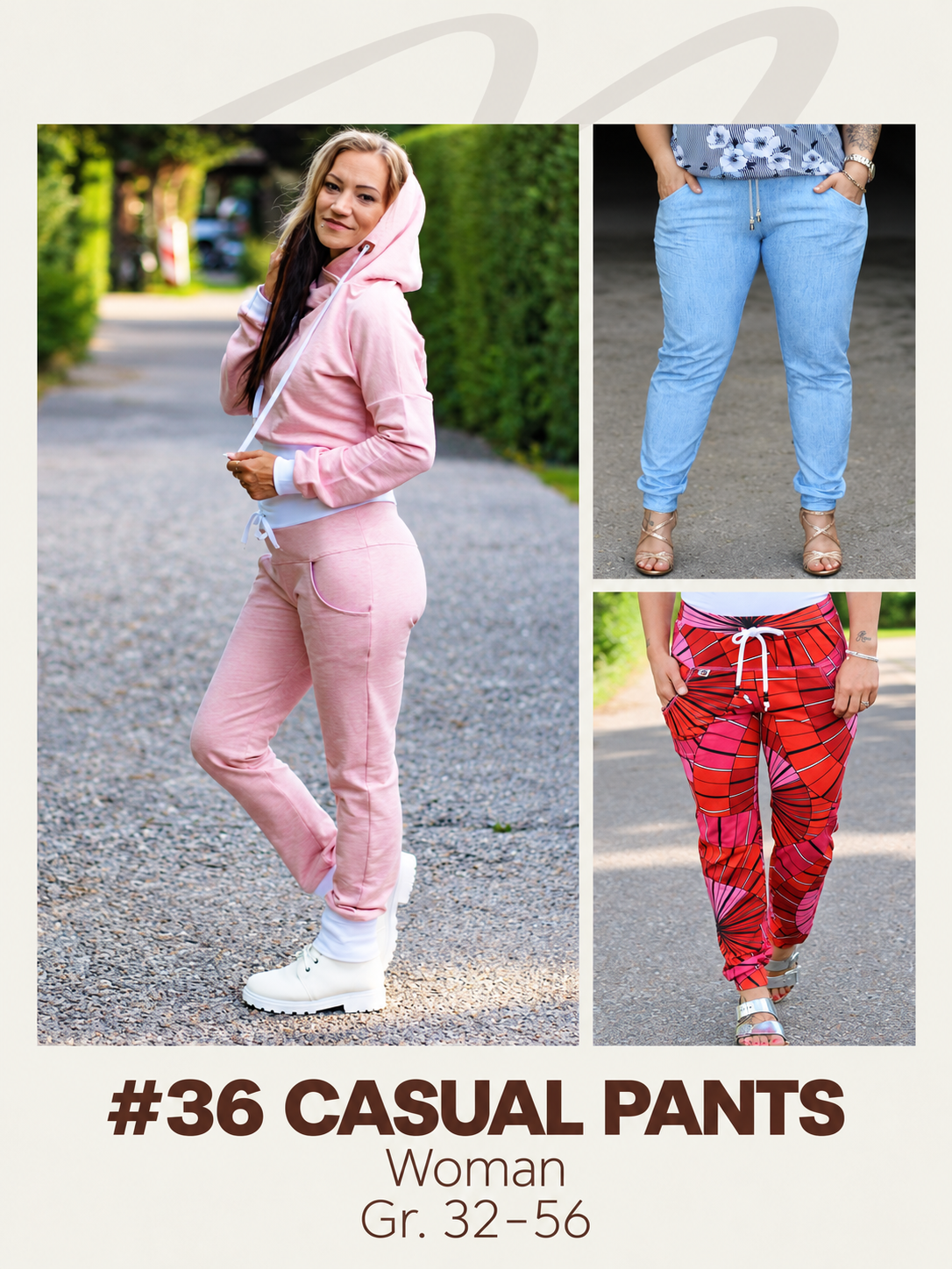 #36 E-Book "Casual Pants women" (32-56) (digital)