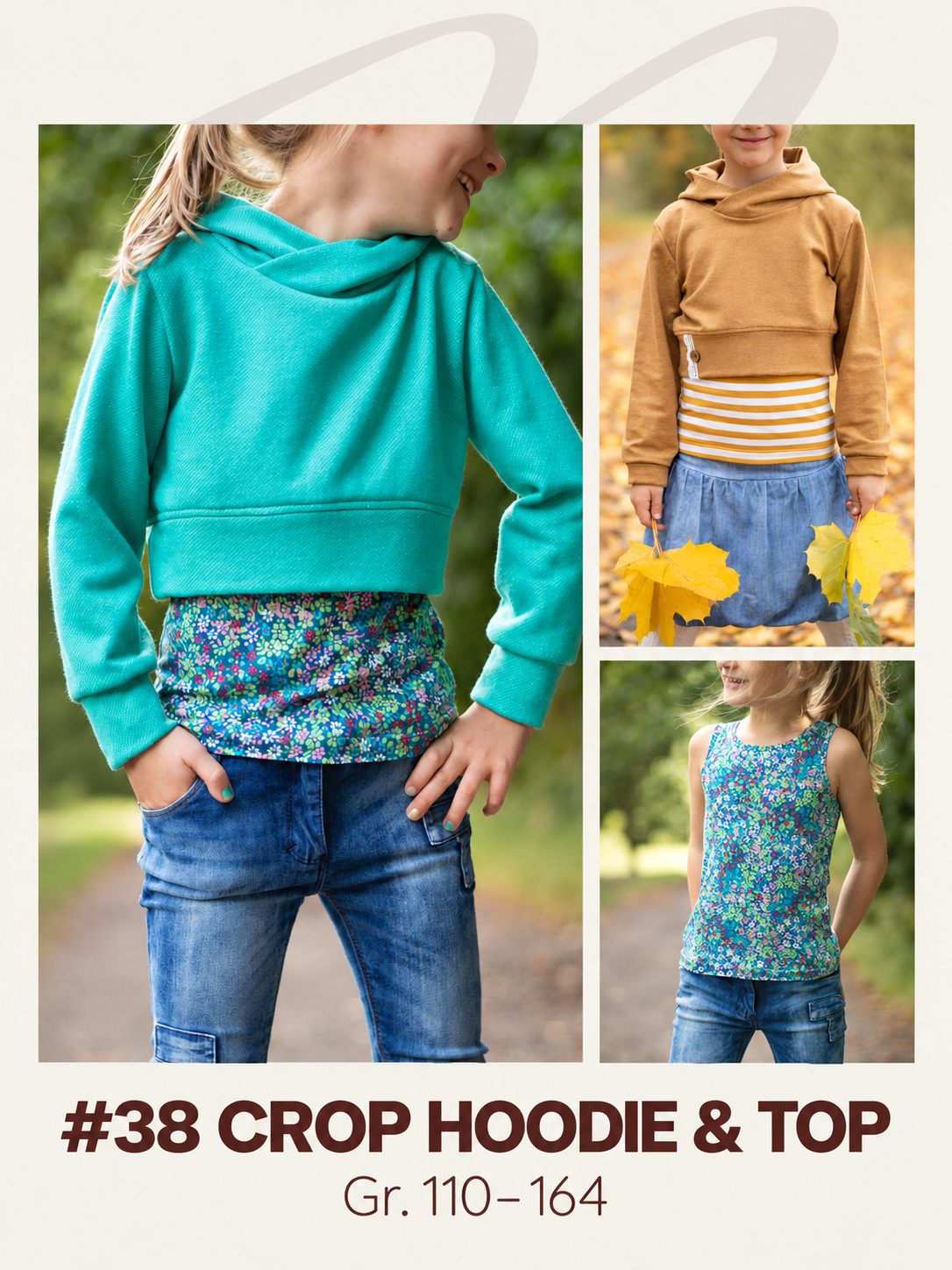 #38 E-Book "Crop-Hoodie mit Top" (110-164) (digital)