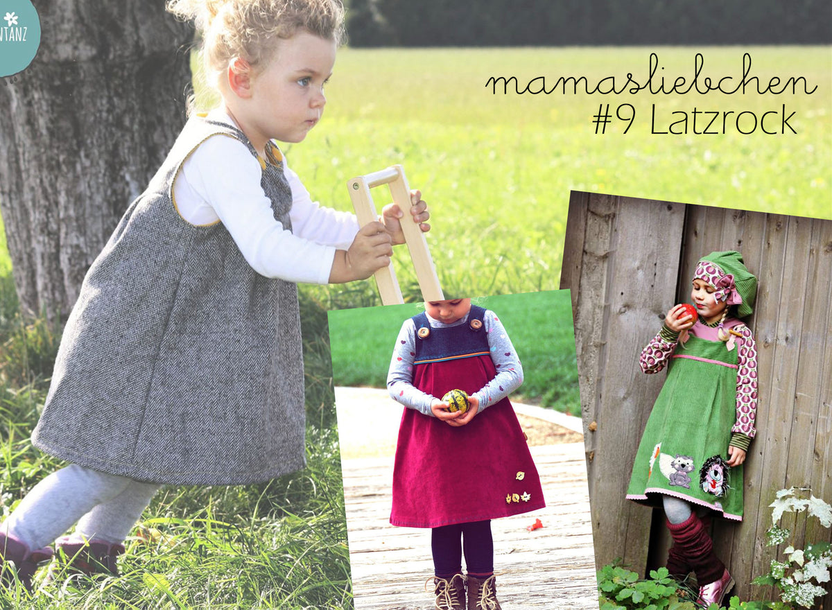 EBook Nähanleitung und Schnittmuster "#9 Latzrock" von mamasliebchen (digital)