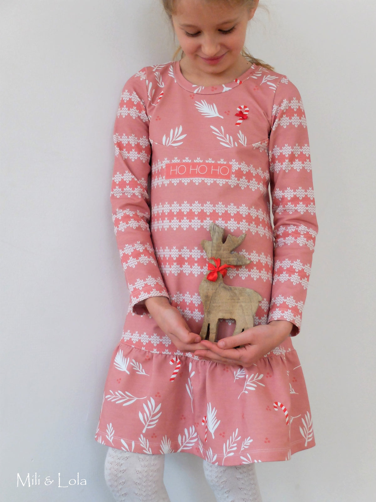 Bio-Sommer-Sweat-Stoff "Best Time of the year Kombi #rose" (0,5m)