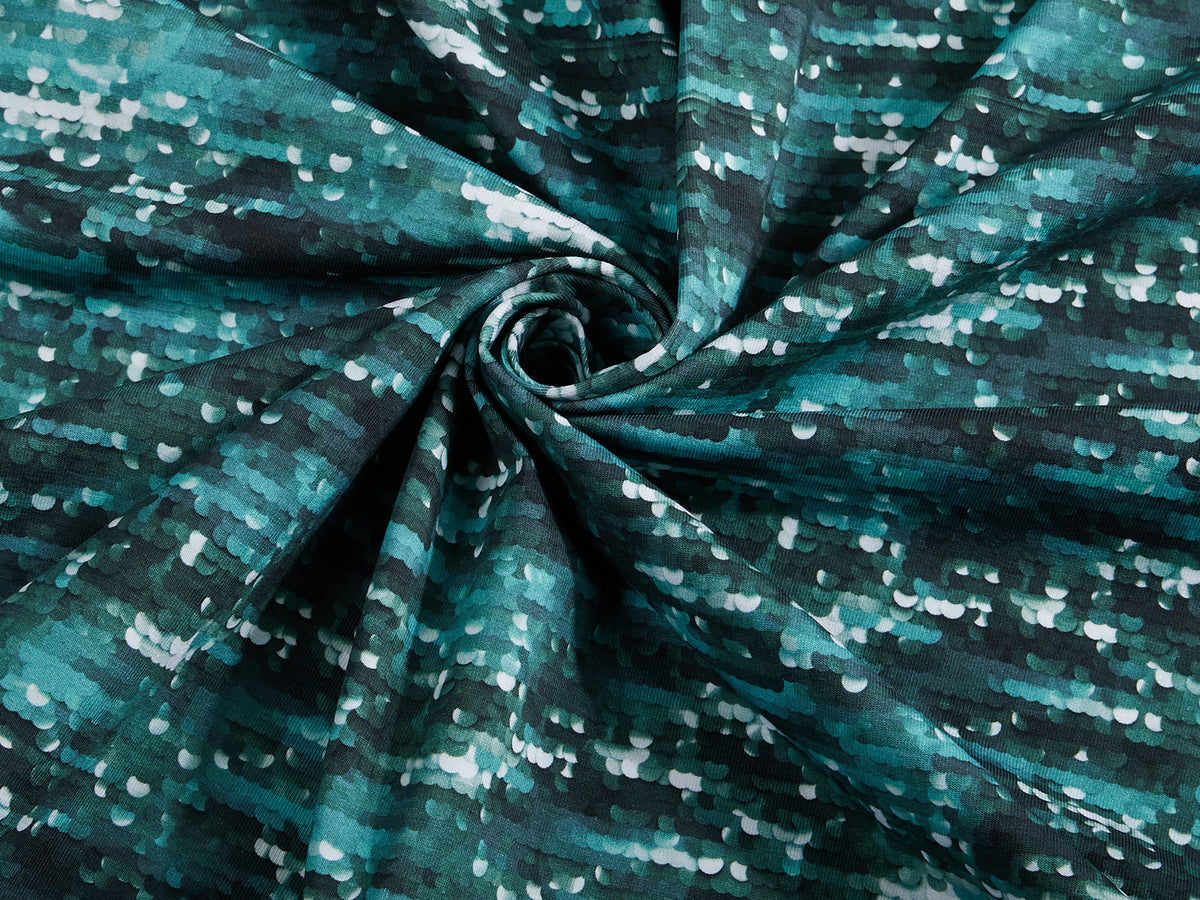 Bio-Sommer-Sweat-Stoff "Dazzle flow #le mont" (0,25m)