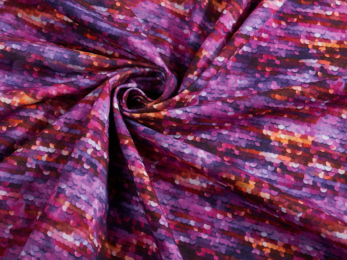 Bio-Sommer-Sweat-Stoff "Dazzle flow #l'étoile" (0,25m)