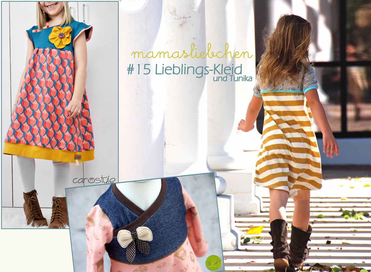EBook Nähanleitung und Schnittmuster "#15 Lieblings-Kleid (56-164)" von mamasliebchen (digital)