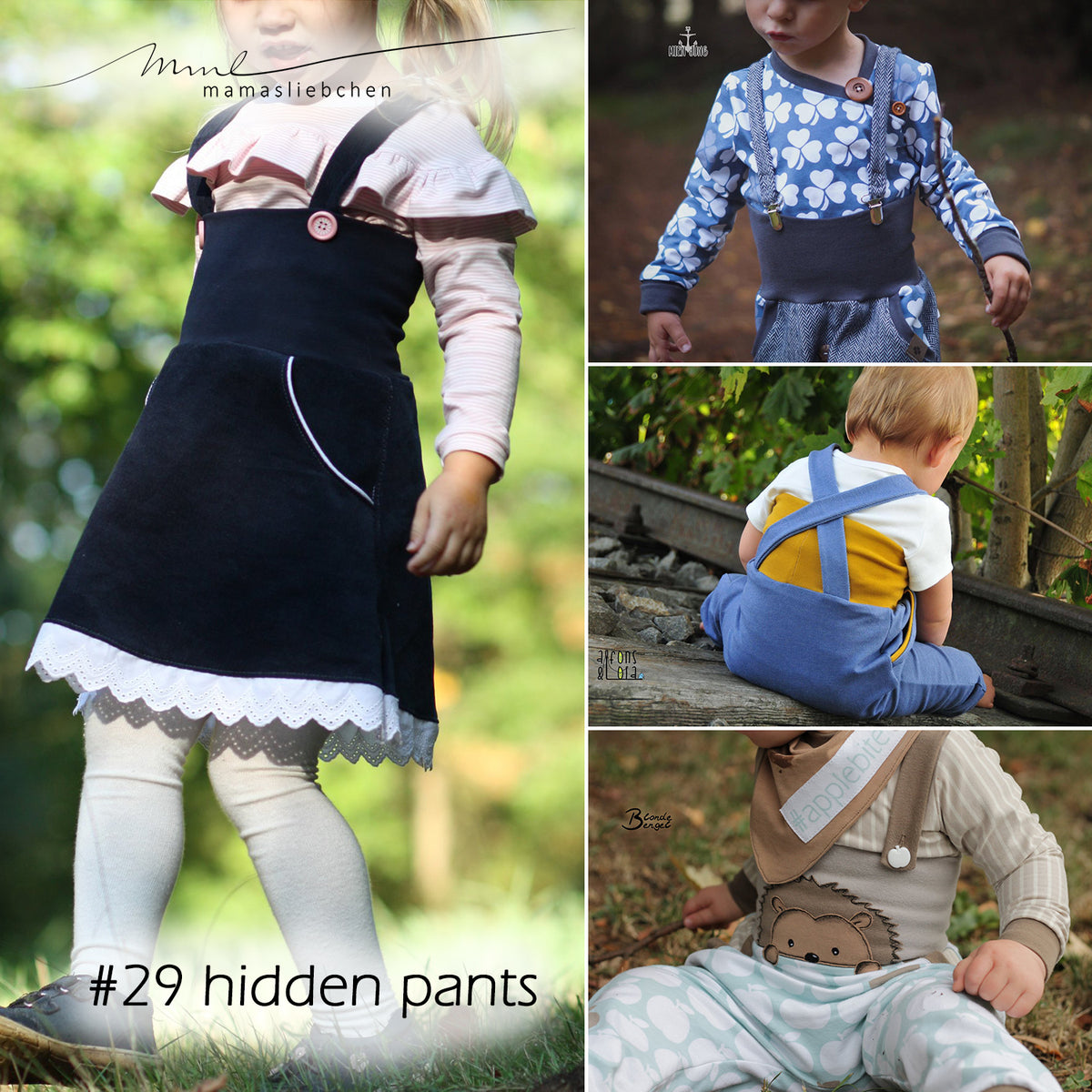E-Book Nähanleitung #29 "hidden pants / skirt" (56-122) (digital)