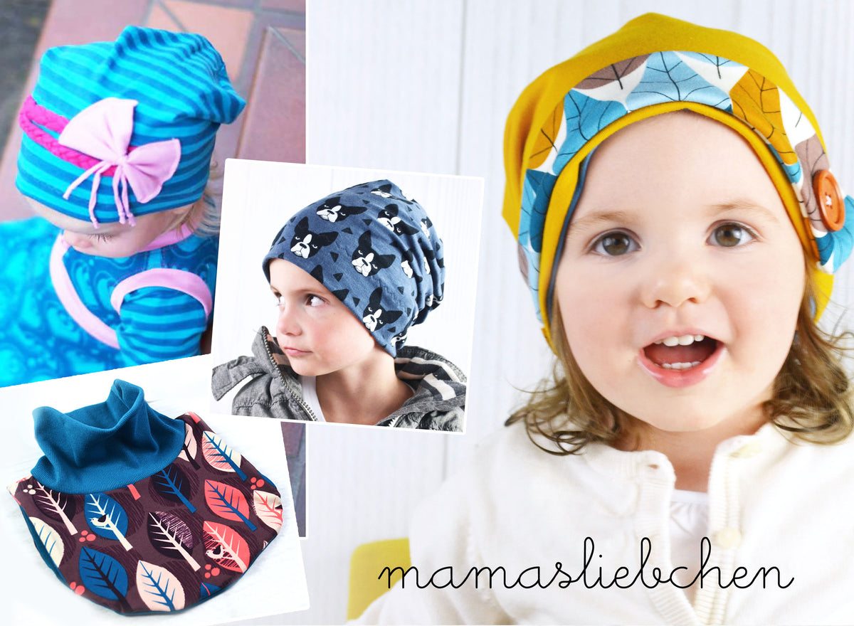EBook Nähanleitung und Schnittmuster "#6 Beanie selection" von mamasliebchen (digital)
