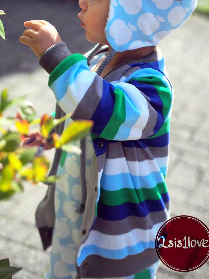 Frottee-Stoff #widestripes "clover" (0,25 Meter)