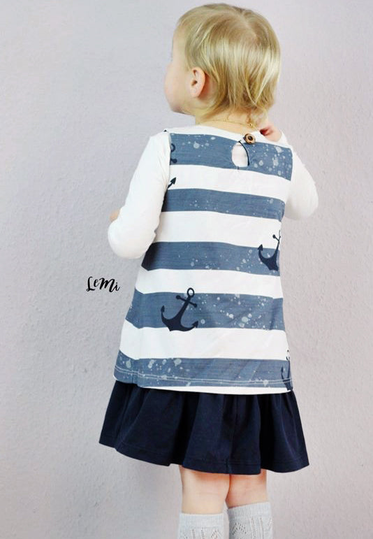 Jersey-Stoff "Ankerliebe #jeans" (0,25m)
