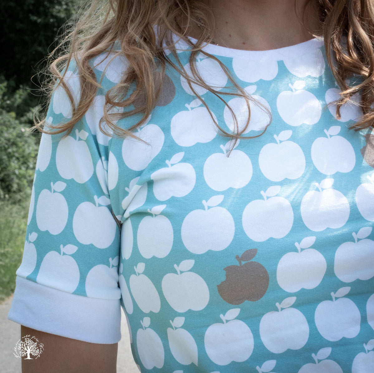 Jersey-Stoff "apple bite 2022 #air" (0,25m)