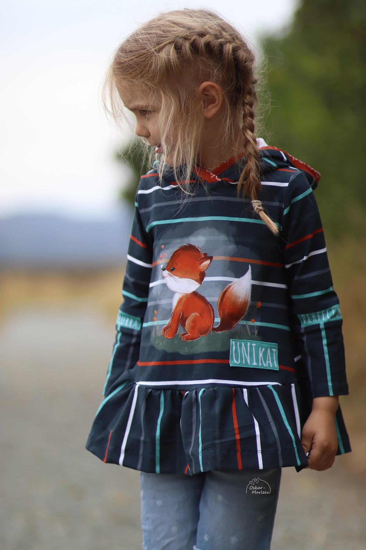 Jersey-Stoff "Appli-Liebe #mint" (1Panel/ ca.0,80m)