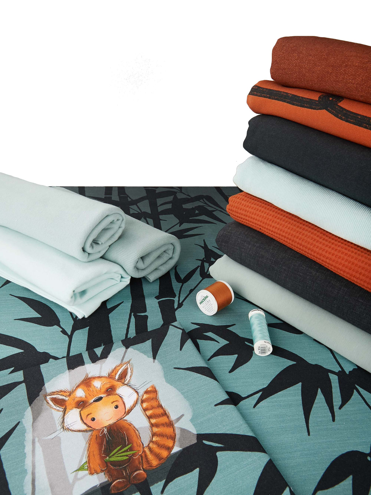 Jersey-Stoff "Bamboo #sage" (0,25m)