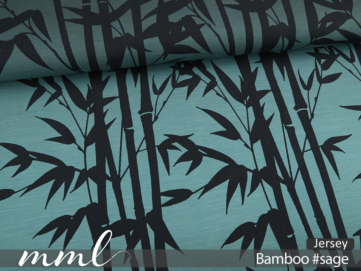 Jersey-Stoff "Bamboo #sage" (0,25m)
