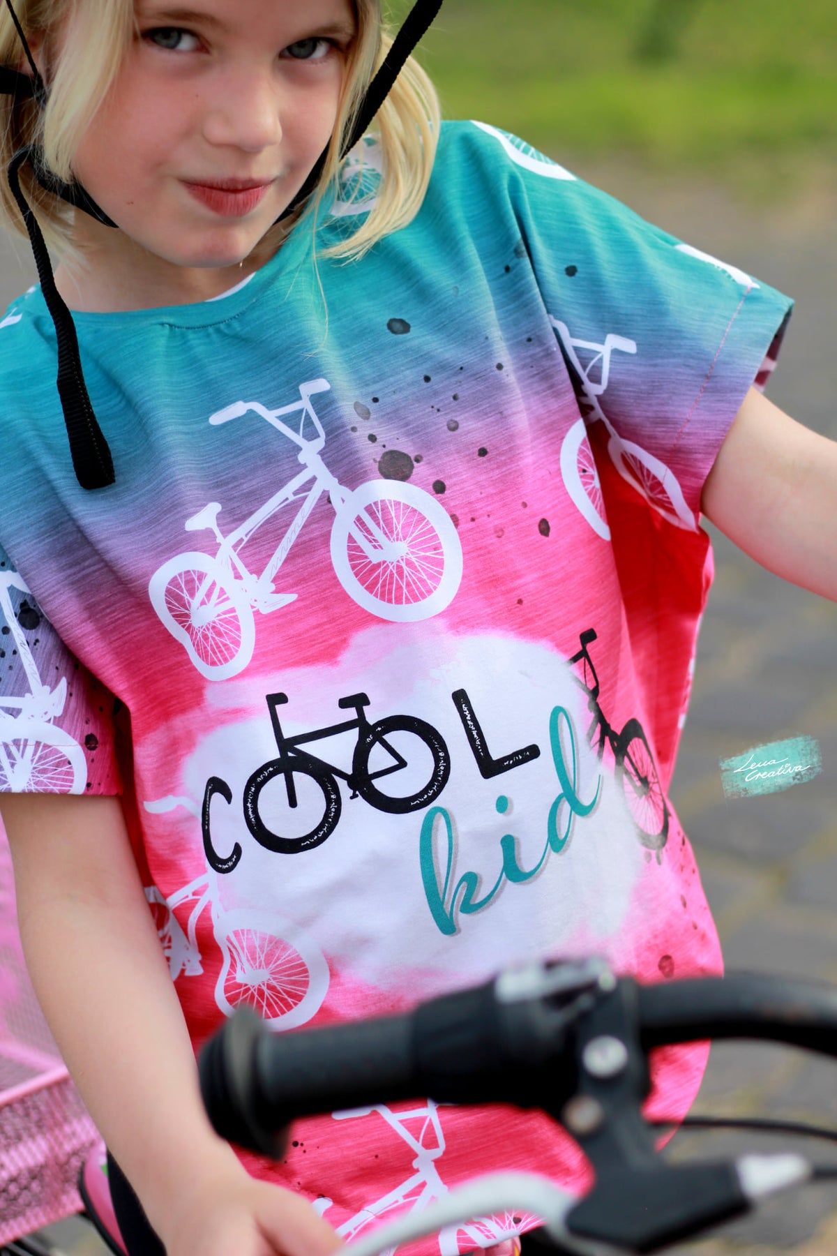 Jersey-Stoff "Bike #smoky pink" (1Panel/ ca.0,80m)