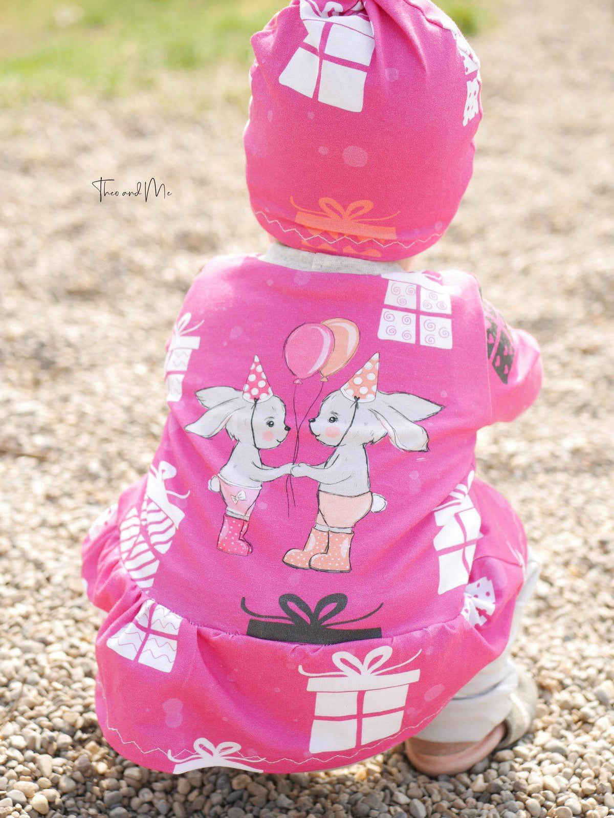 Jersey-Stoff "birthday #berry" (1Panel/ ca.0,675m)