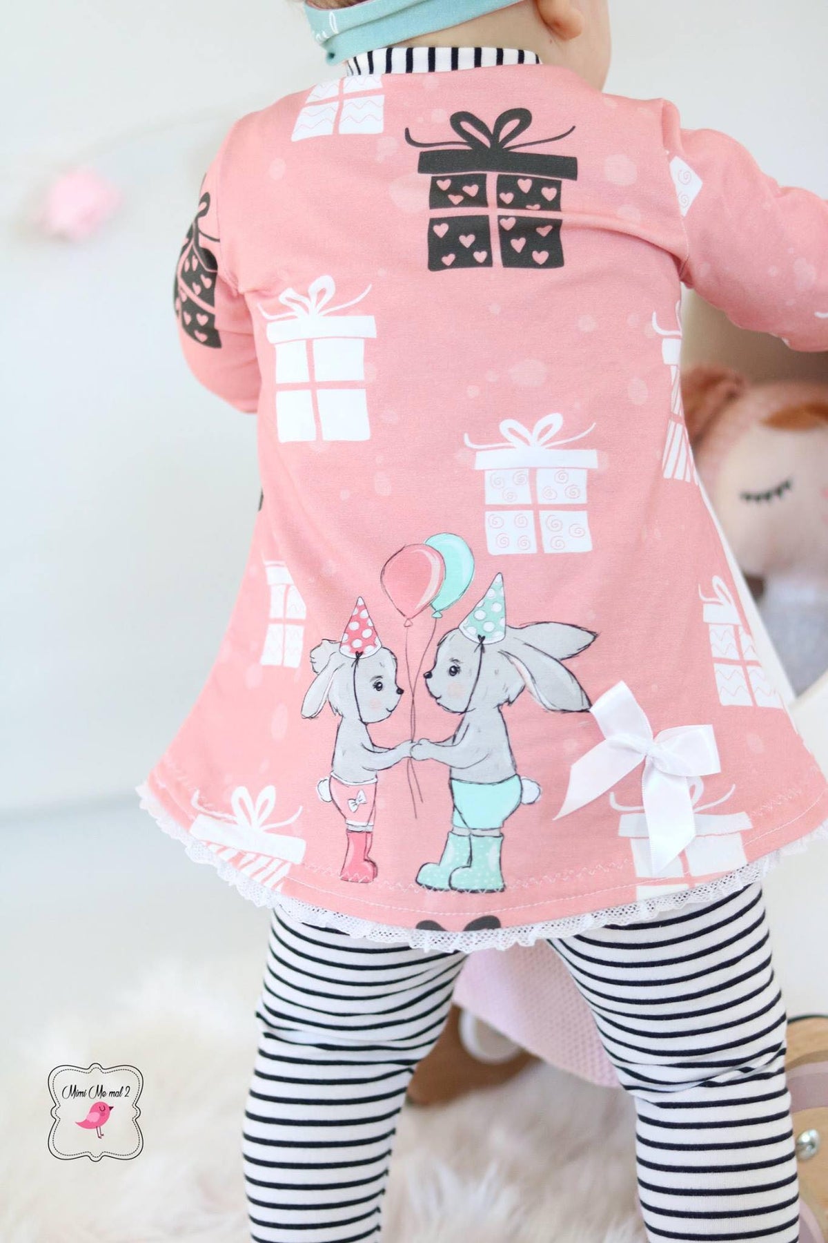 Jersey-Stoff "birthday #rose" (1Panel/ ca.0,675m)