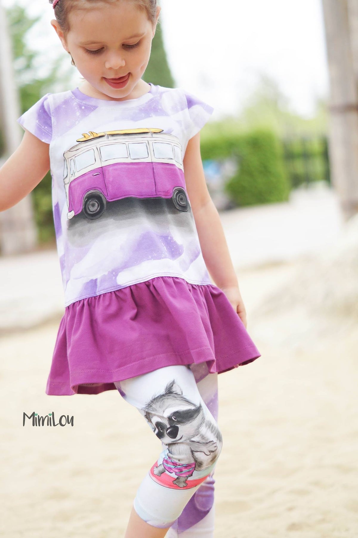 Jersey-Stoff "Bo ocean #violet" (1Panel/ ca.0,75m)