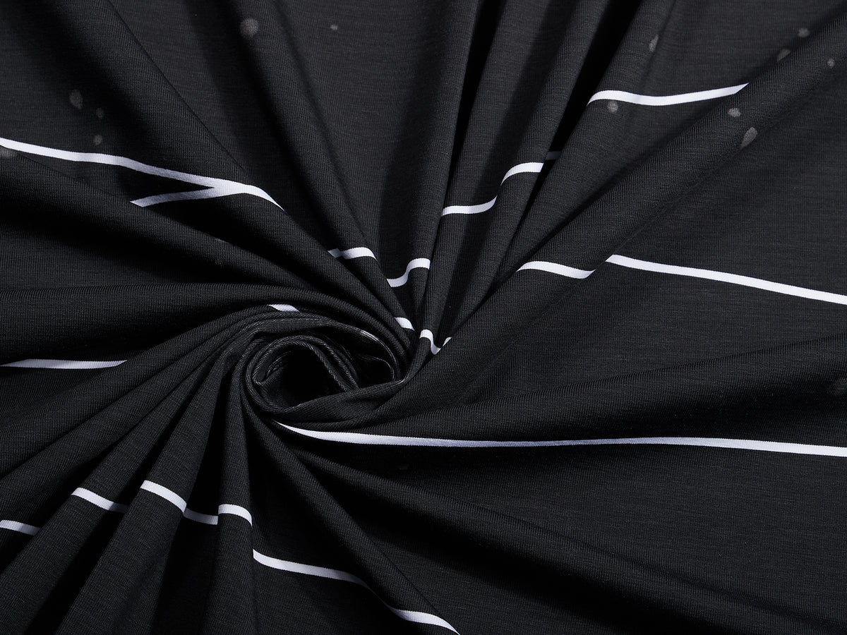 Jersey-Stoff "B´Roboter lines #darkgray" (0,25m)