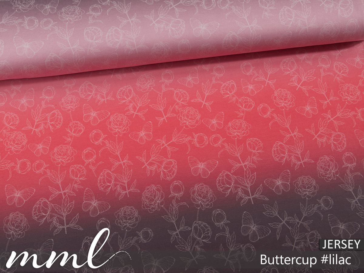 Jersey-Stoff "Buttercup #lilac" (0,25m)