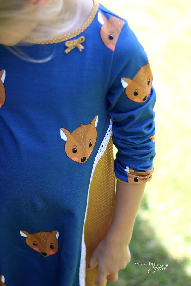 Jersey-Stoff "Carnival all over Romy #darkblue" (0,25m)