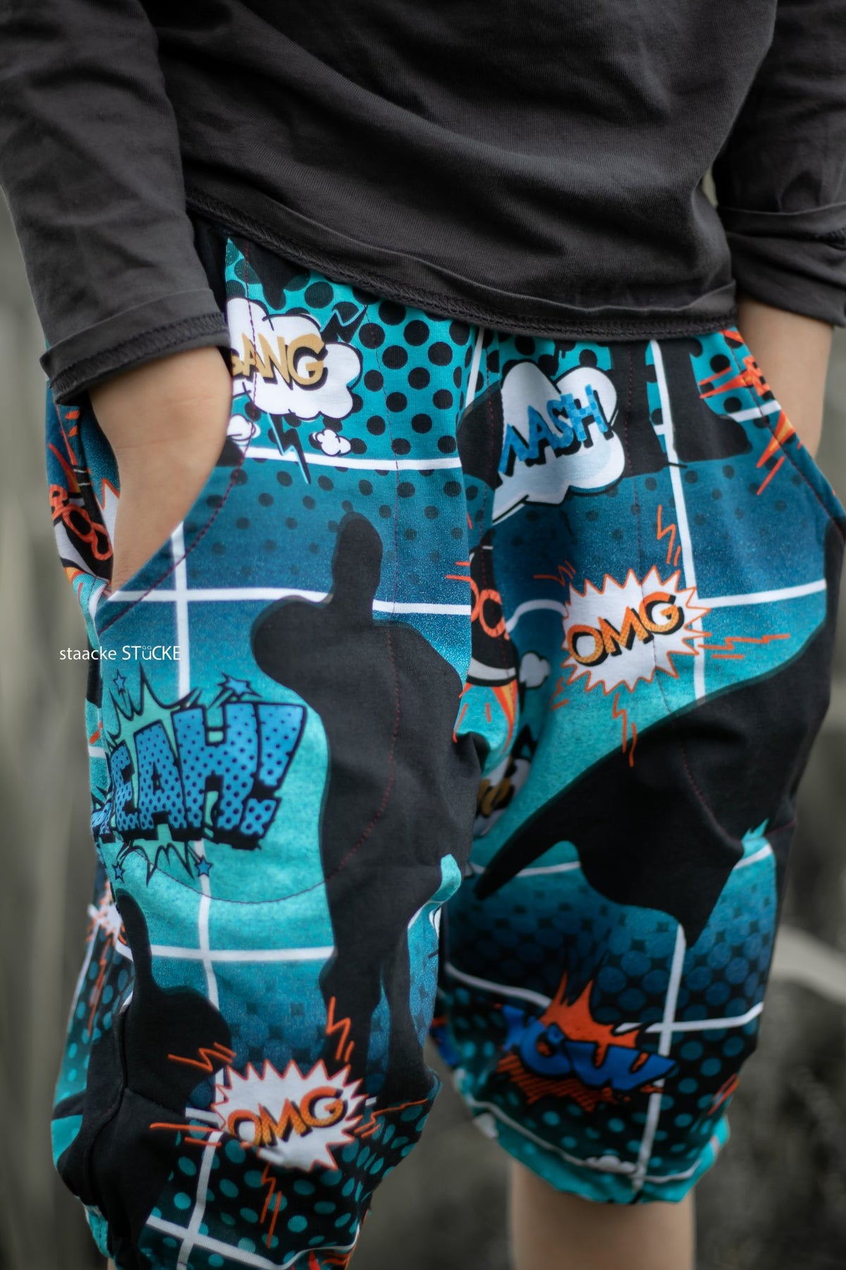Jersey-Stoff "Comic #mint" (0,25m)