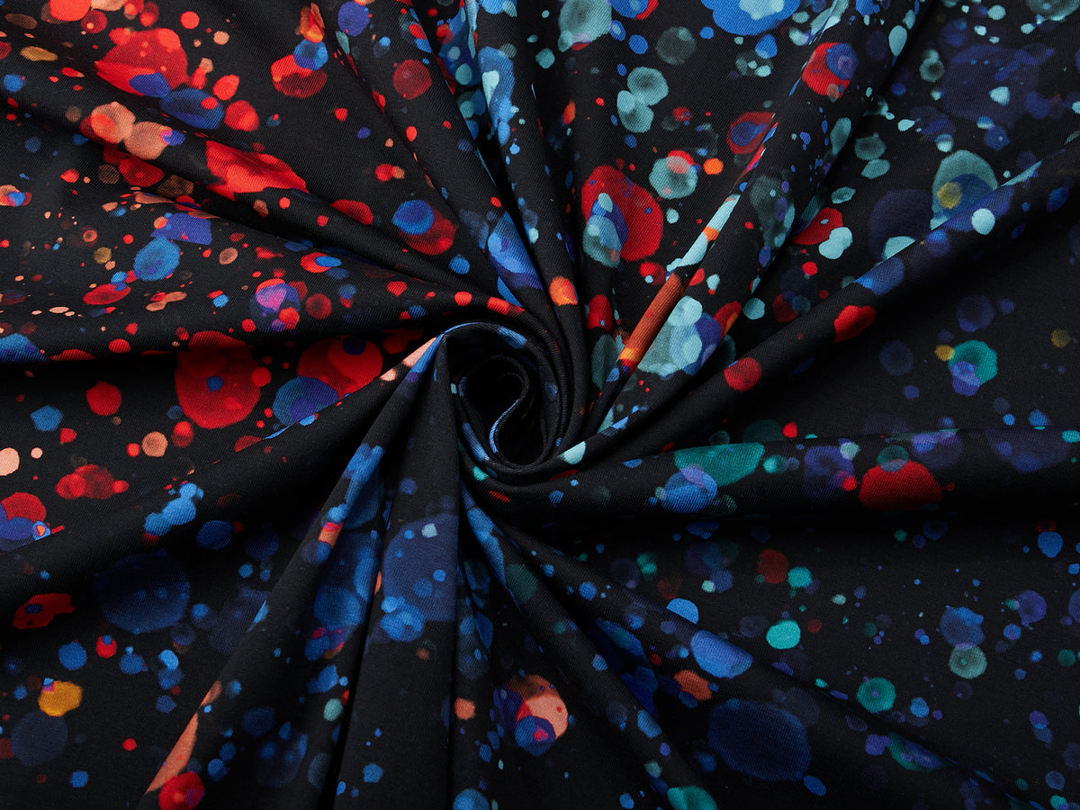 SoftTouch Jersey-Stoff "Dance dark #partyboy" (0,25 m)