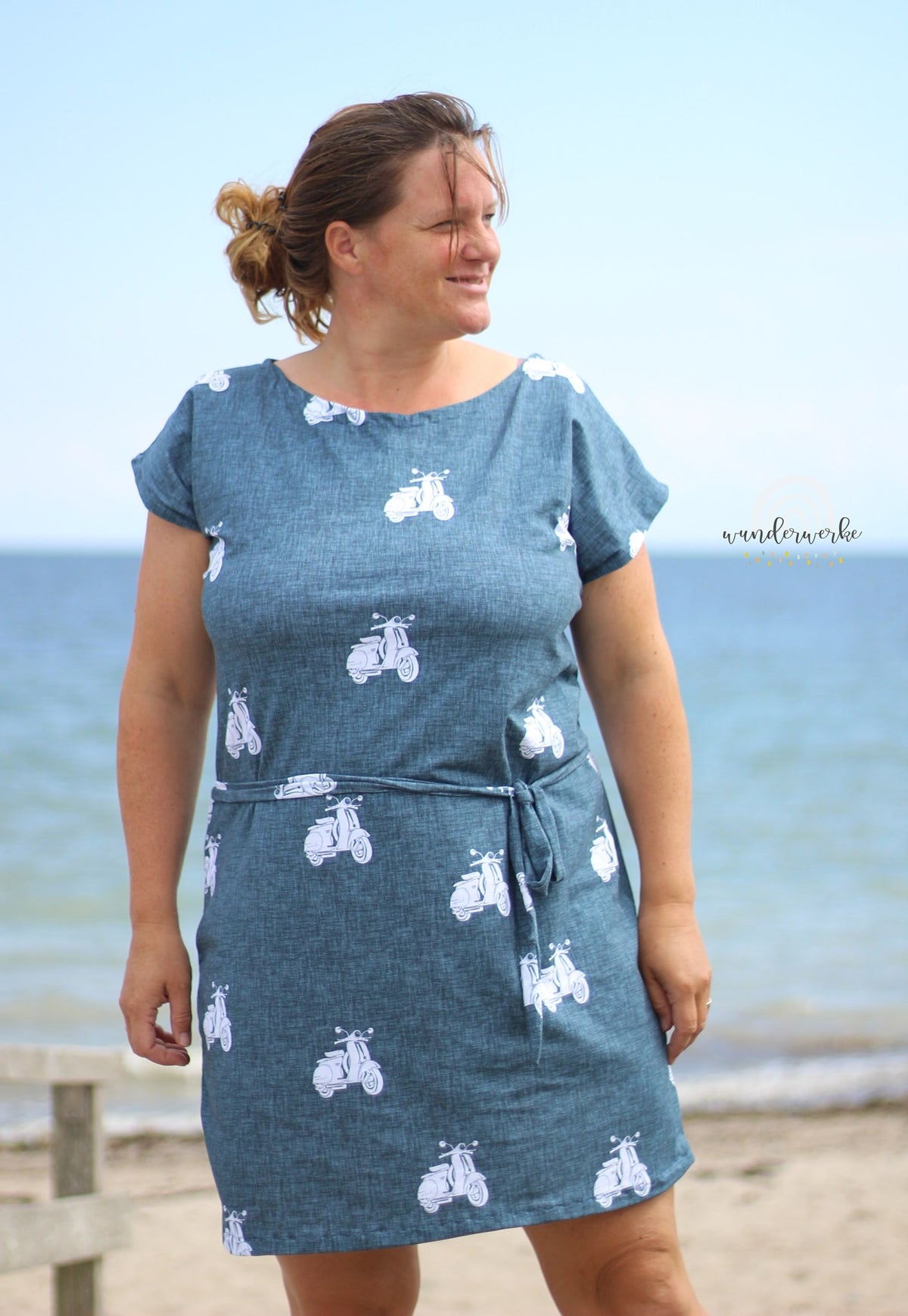 Jersey-Stoff "drive me crazy #blue" (0,5m)