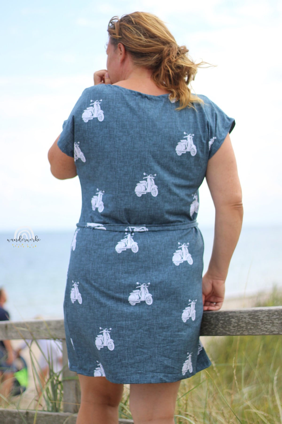 Jersey-Stoff "drive me crazy #blue" (0,5m)
