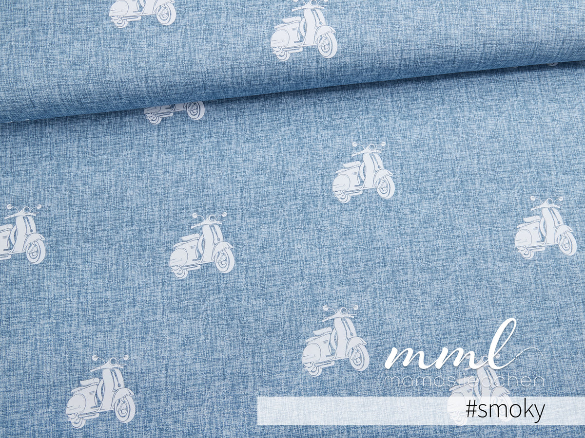 Jersey-Stoff "drive me crazy #smoky" (0,25m)