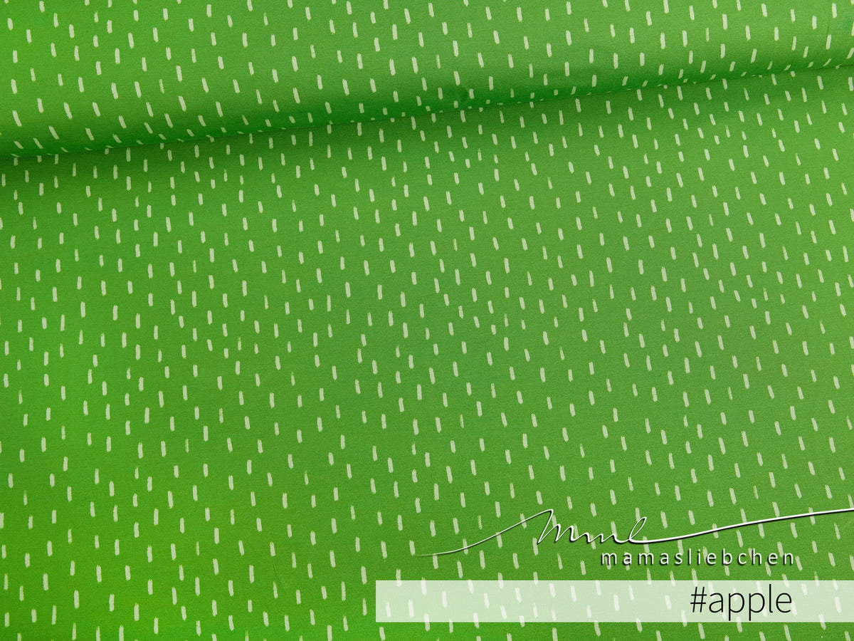 Jersey-Stoff "Drops #apple" (0,5m)