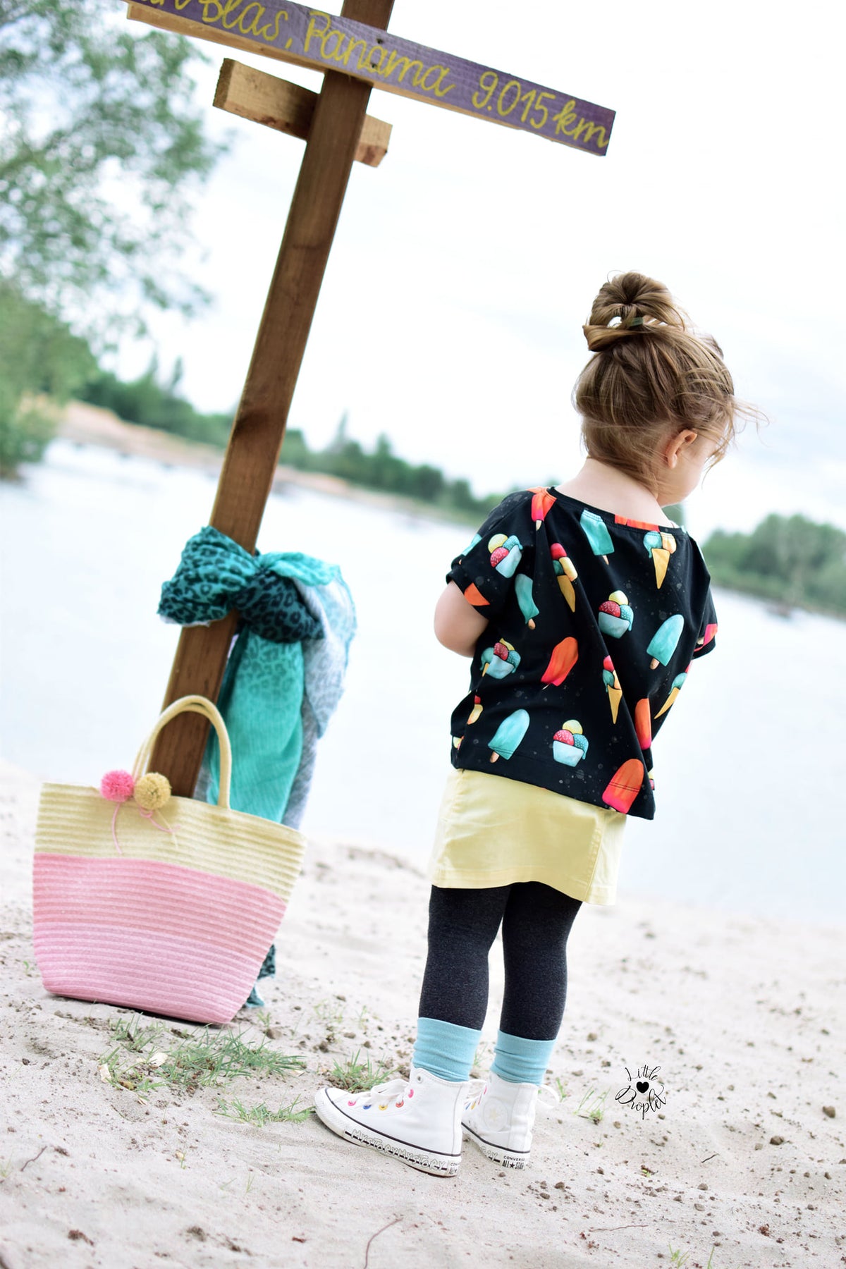Jersey-Stoff "Eis Party #black" (0,25m)