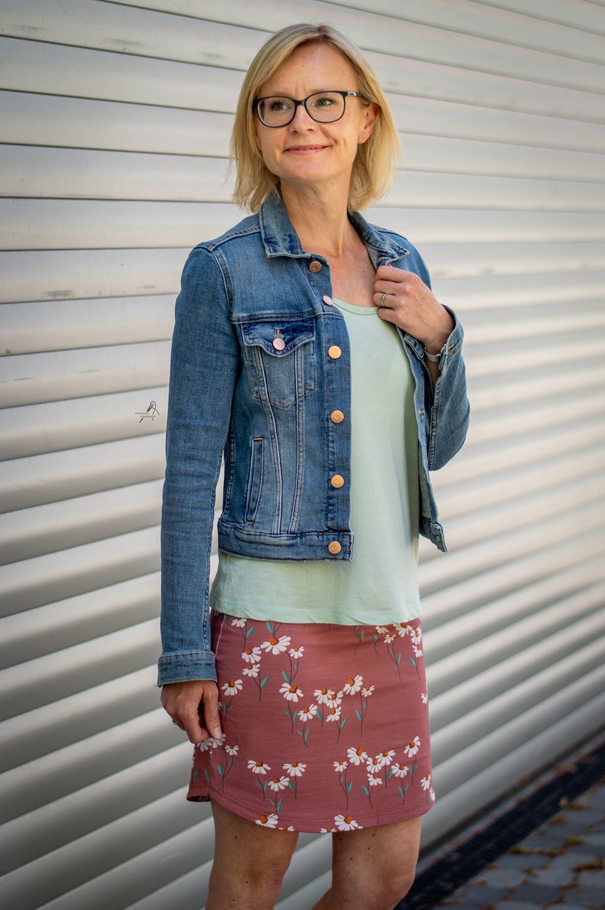 Jersey-Stoff "endlich Sommer #dark rose" (0,25m)
