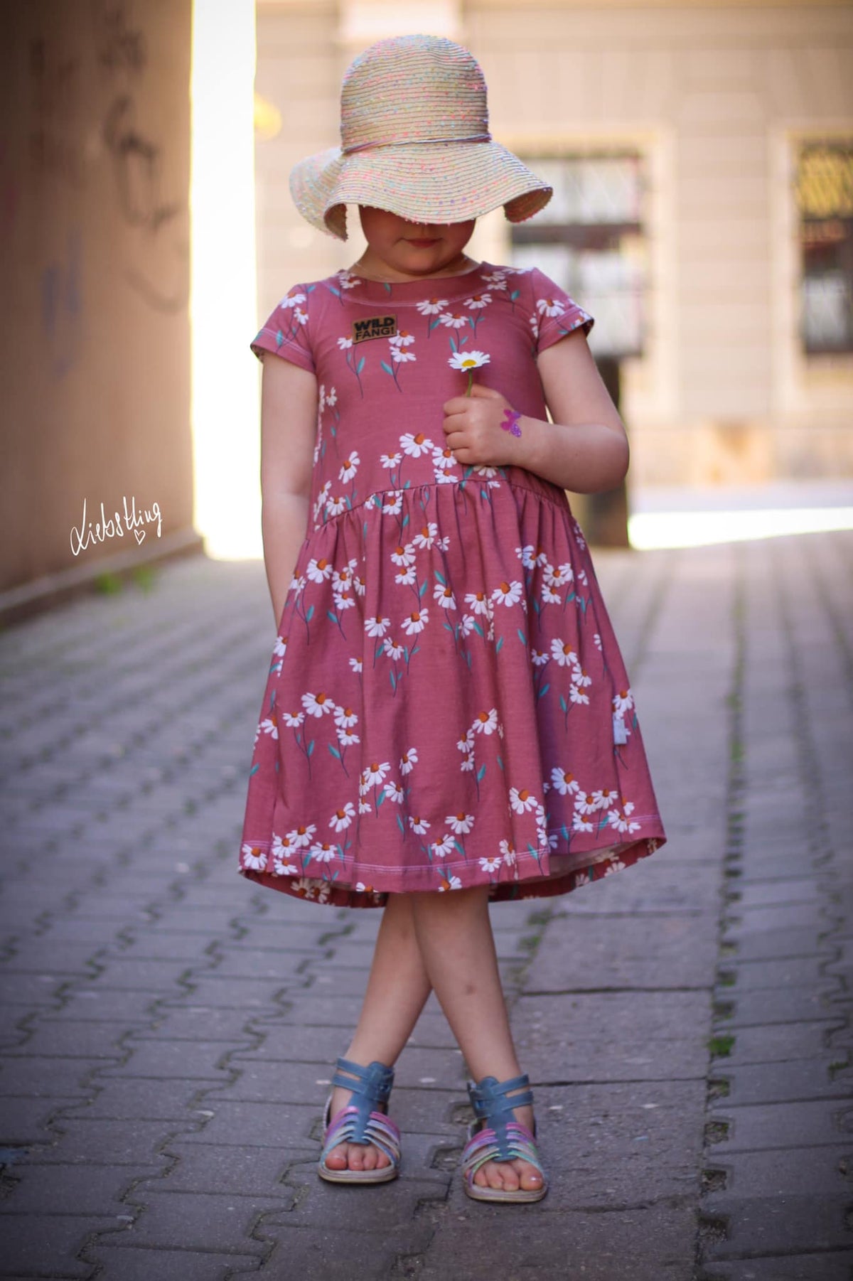 Jersey-Stoff "endlich Sommer #dark rose" (0,25m)