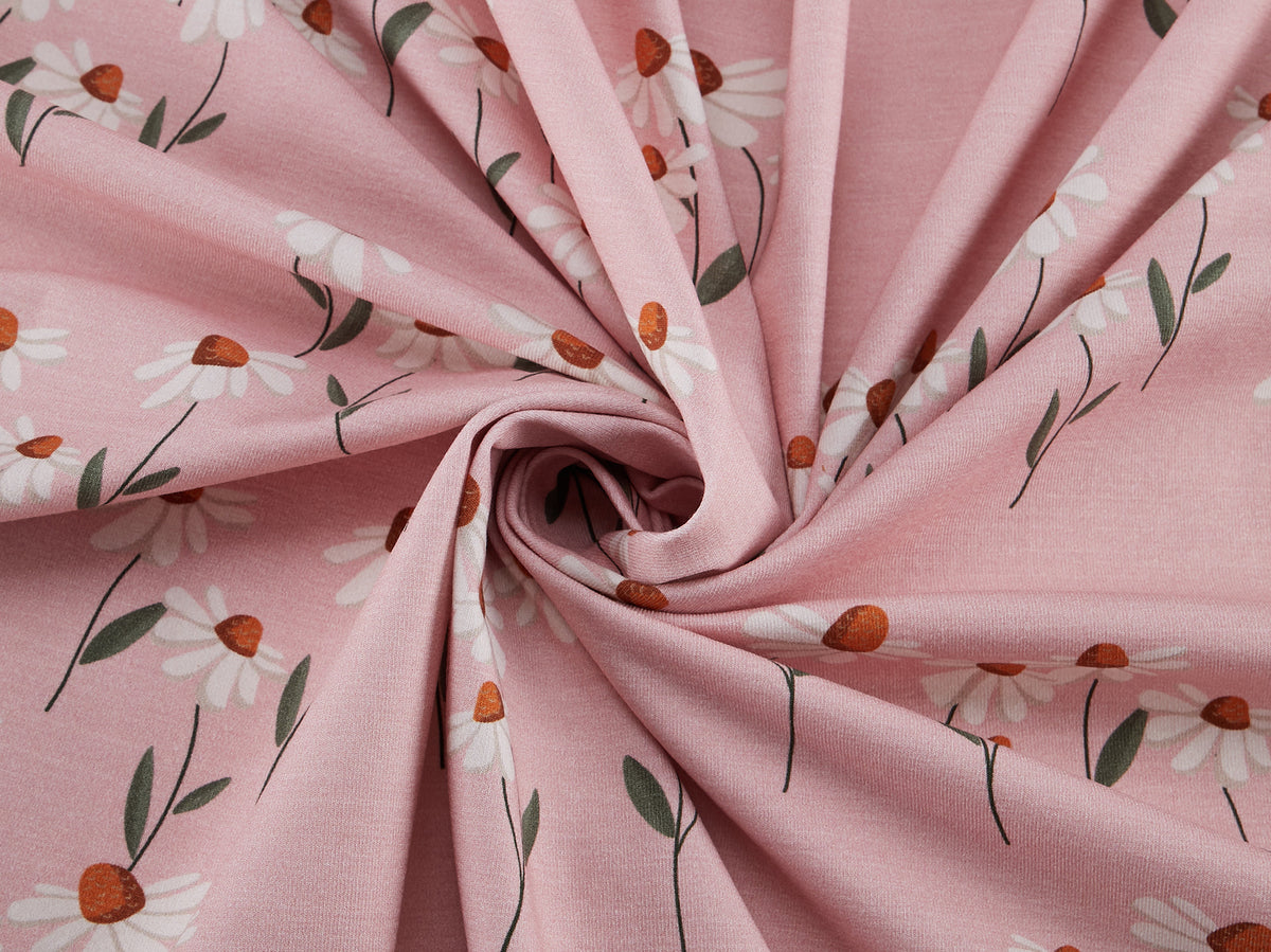 Jersey-Stoff "endlich Sommer #rose" (0,25m)