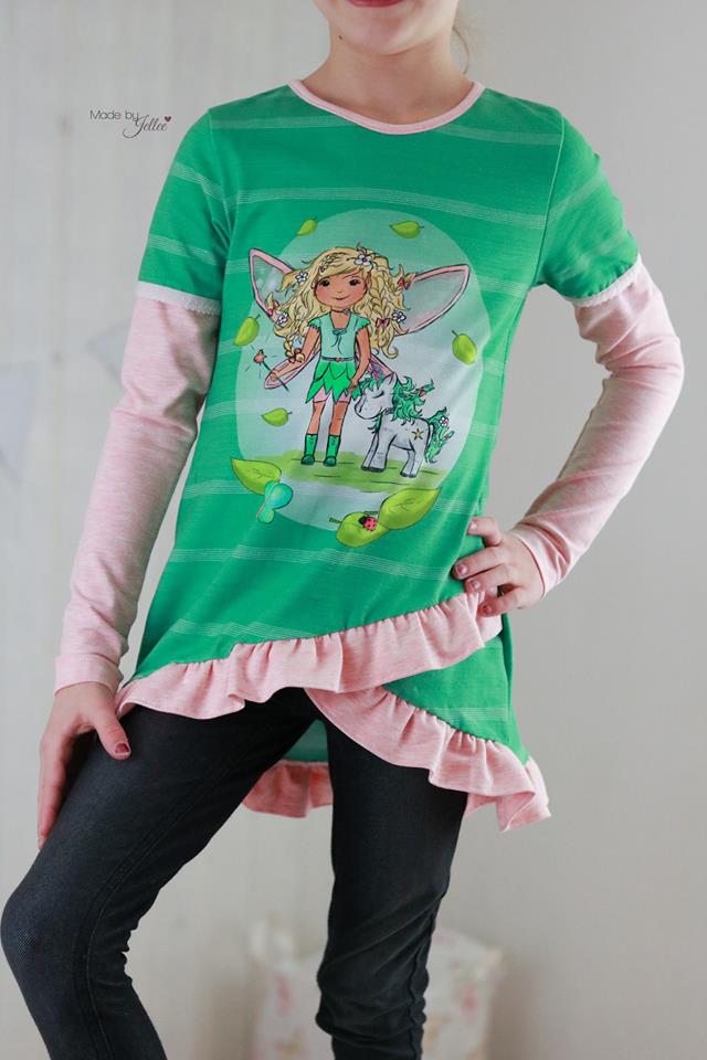 Jersey-Stoff "fairy tale #mint" (1 Panel, ca. 0,6m)