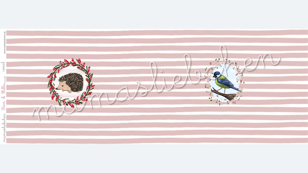 Jersey-Stoff "finn & hilla #coral" (ca 0,60m / 1 Panel)