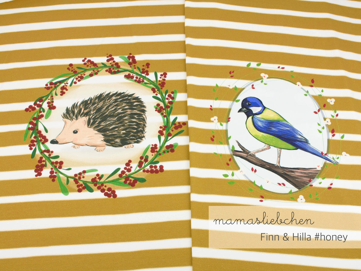 Jersey-Stoff "finn & hilla #honey" (ca 0,60m / 1 Panel)