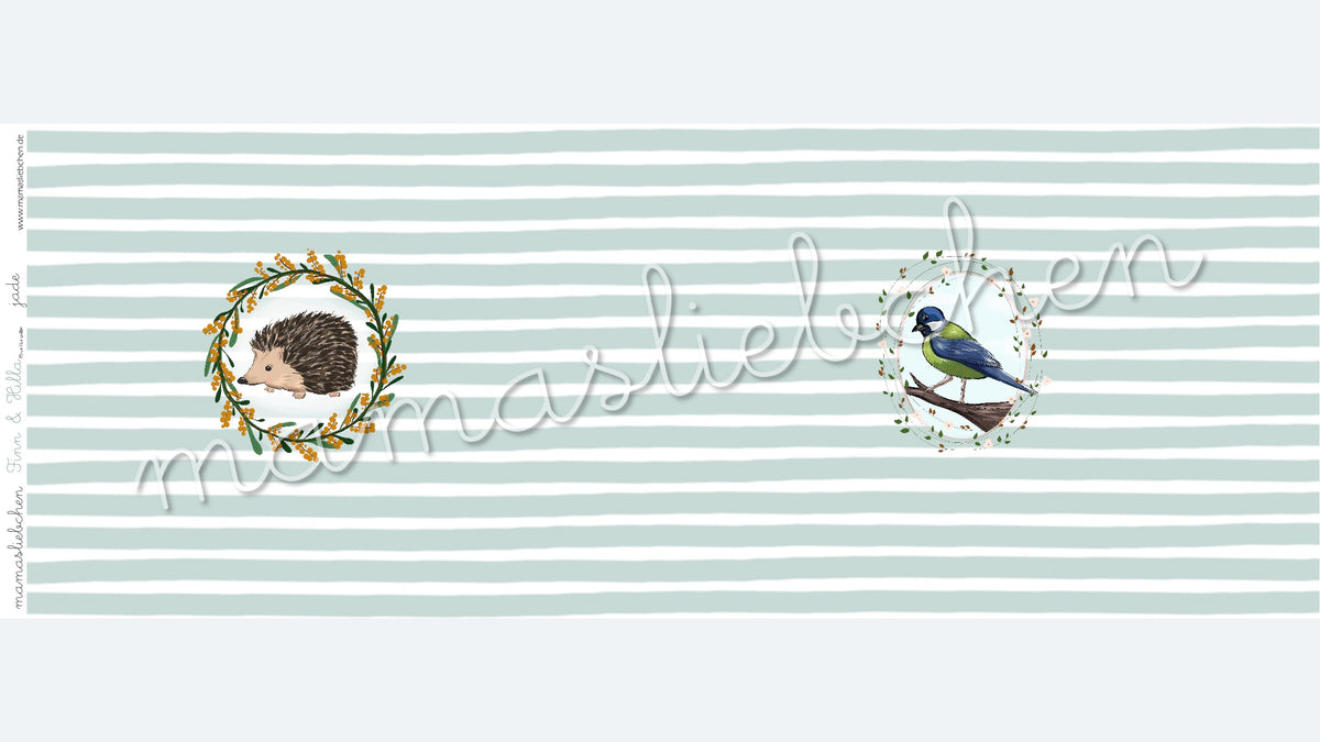 Jersey-Stoff "finn & hilla #jade" (ca 0,60m / 1 Panel)