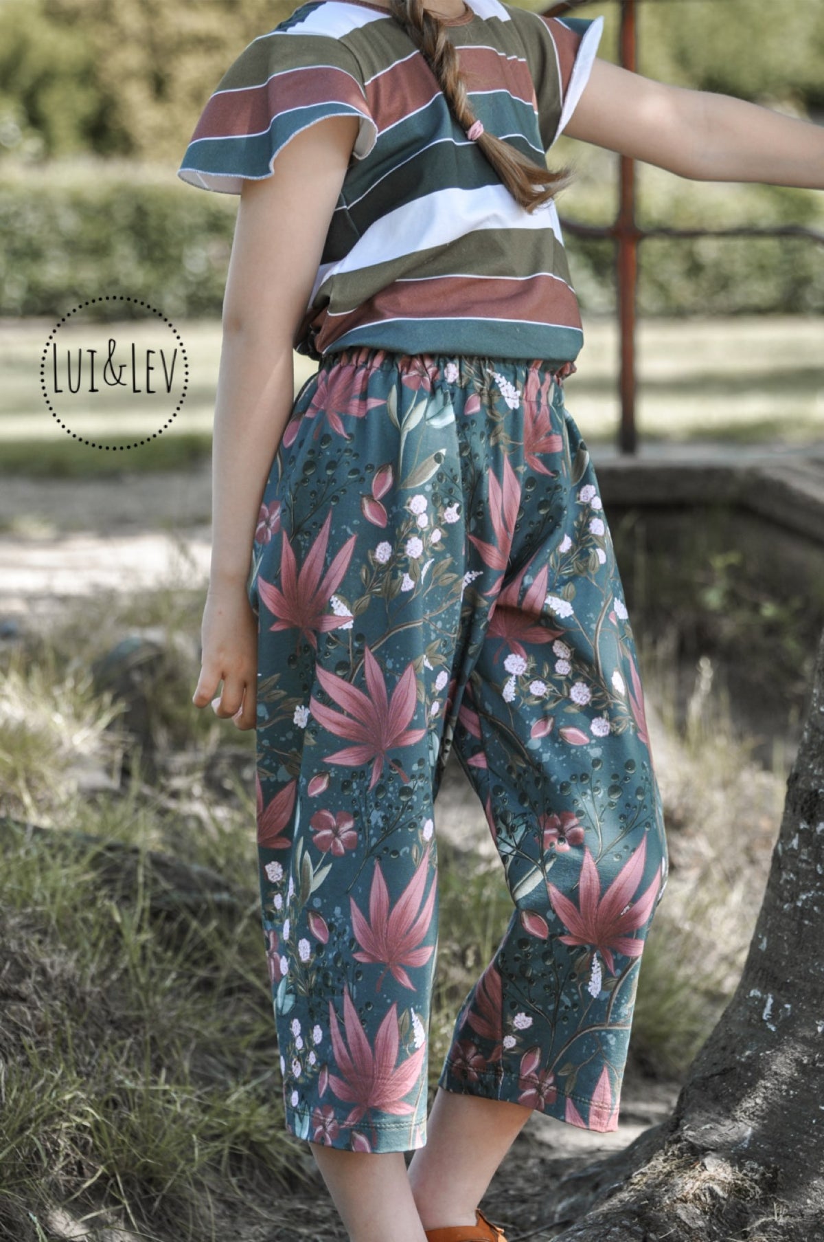 Jersey-Stoff "fire maple #holidays" (0,25m)