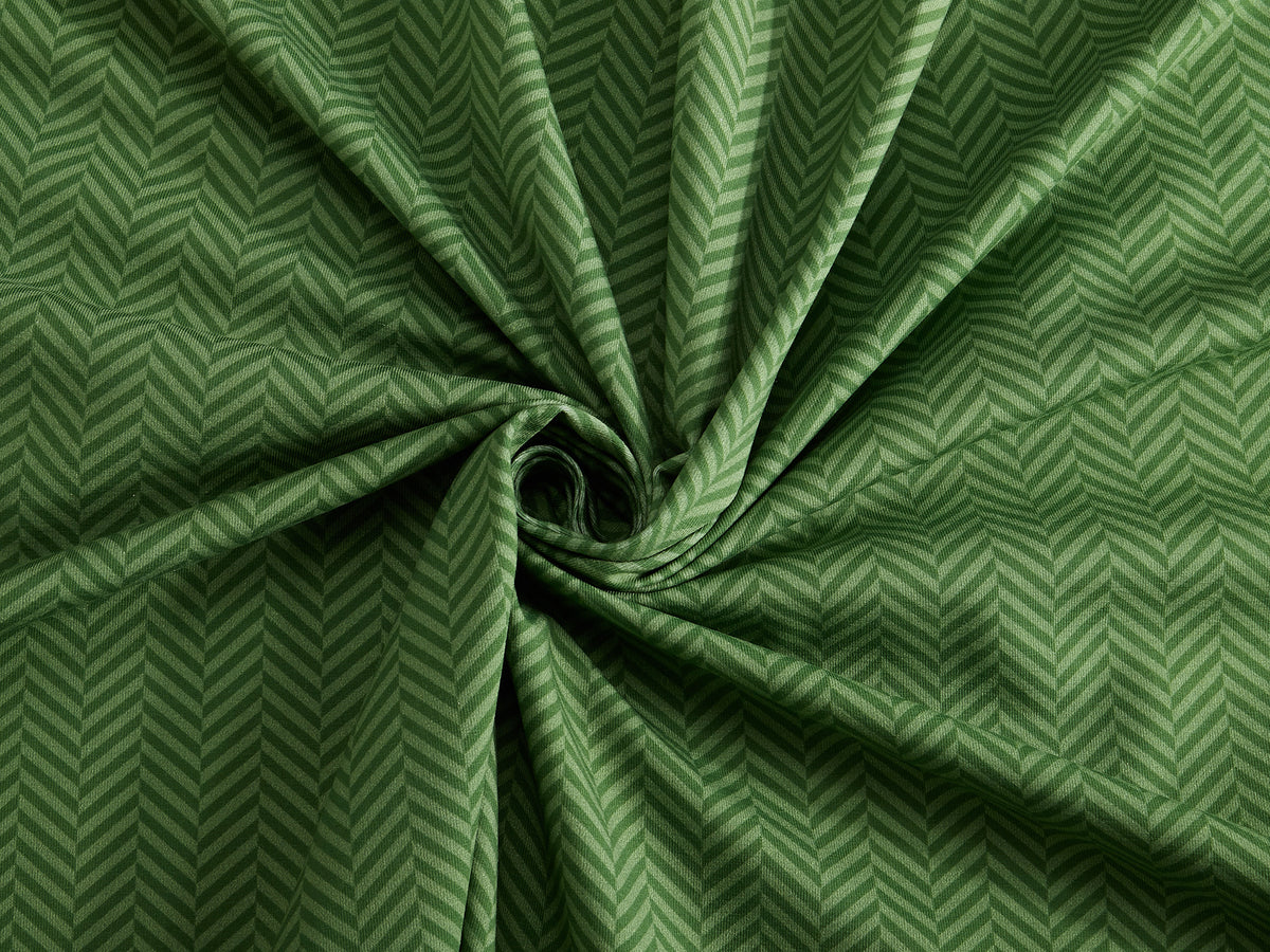 Jersey-Stoff "fishbone #green" (0,25 m)