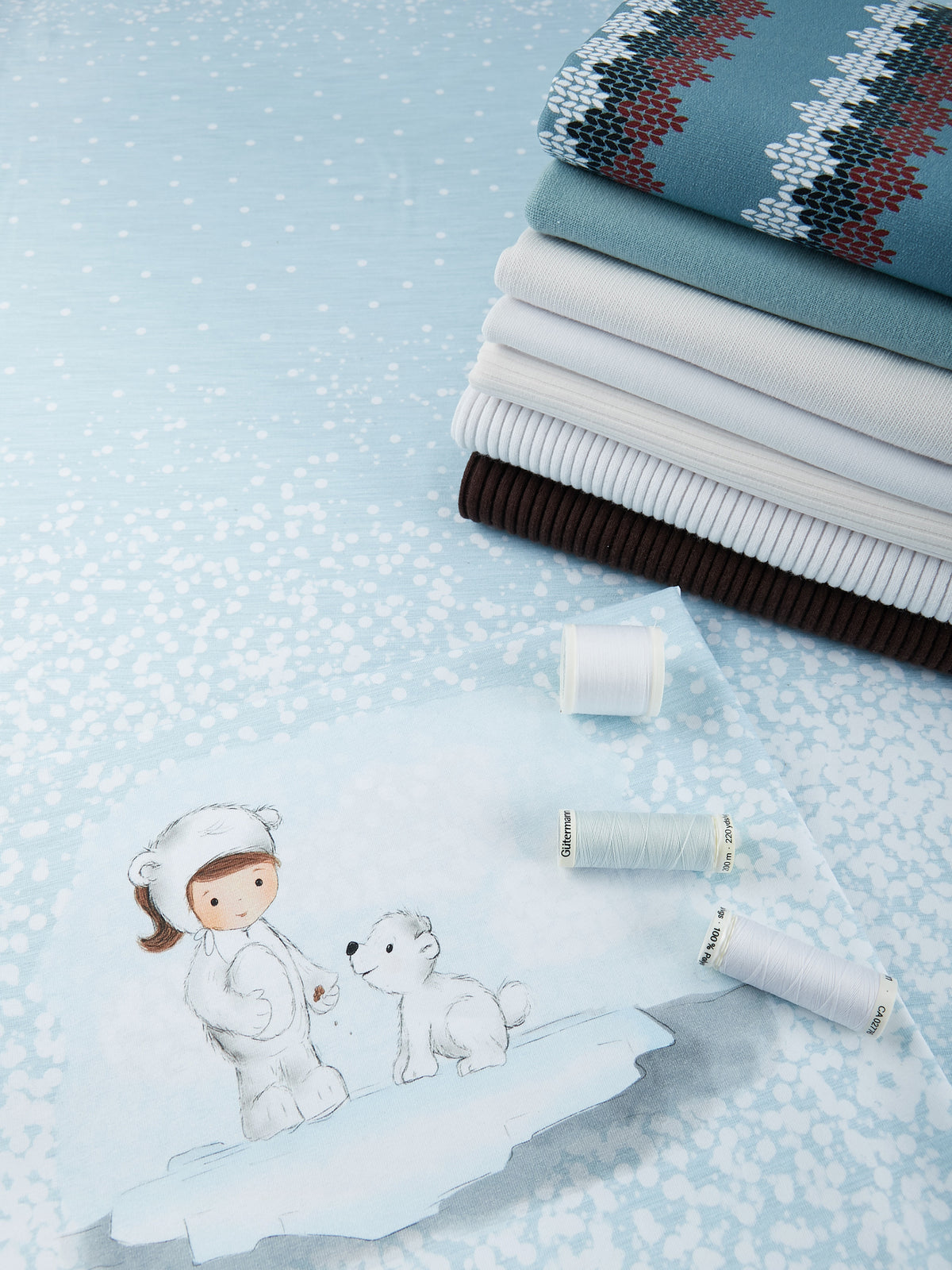 Jersey-Stoff "Flurry #ice" (0,25m)