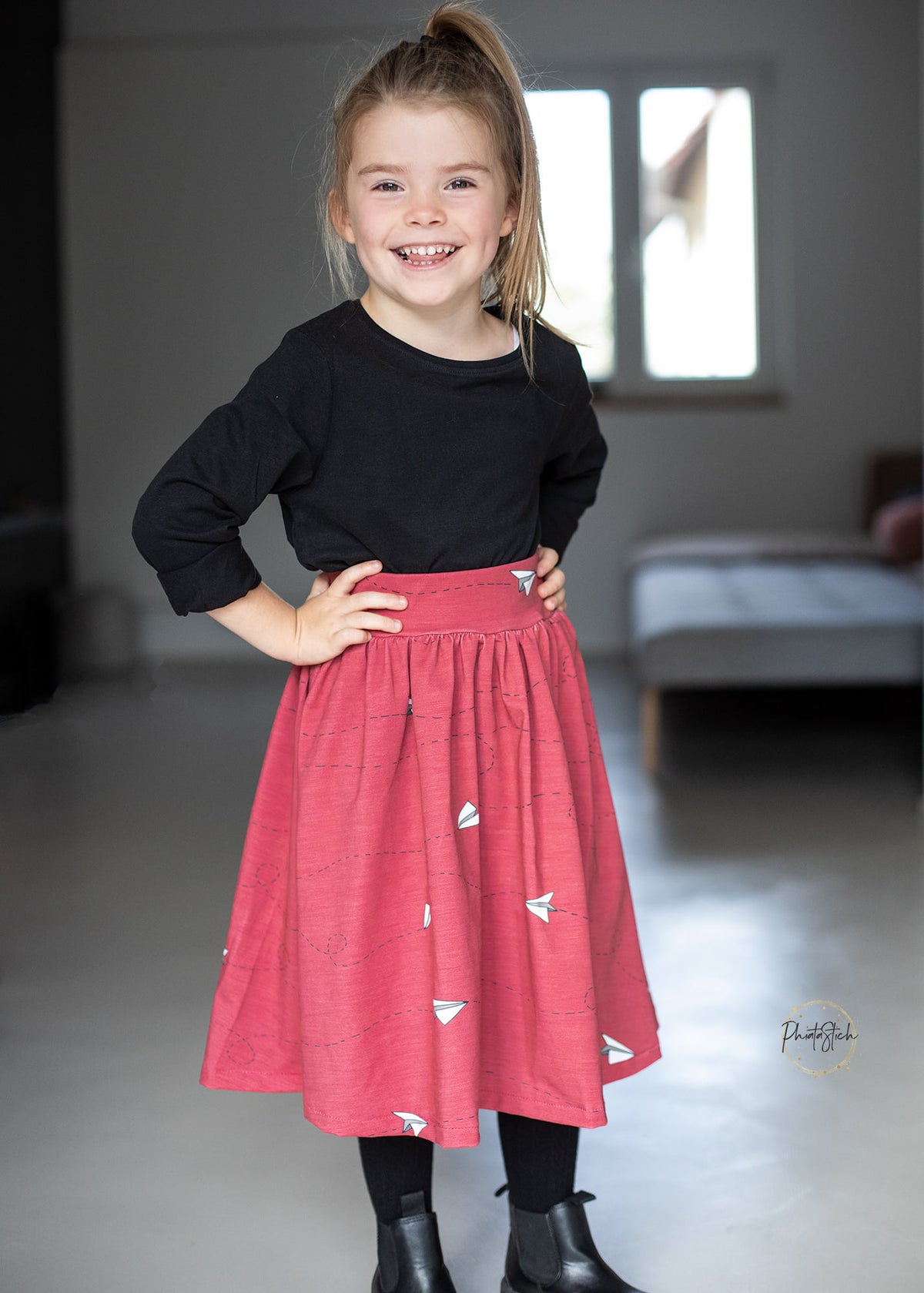 Jersey-Stoff "Fly #berry" (0,25m)