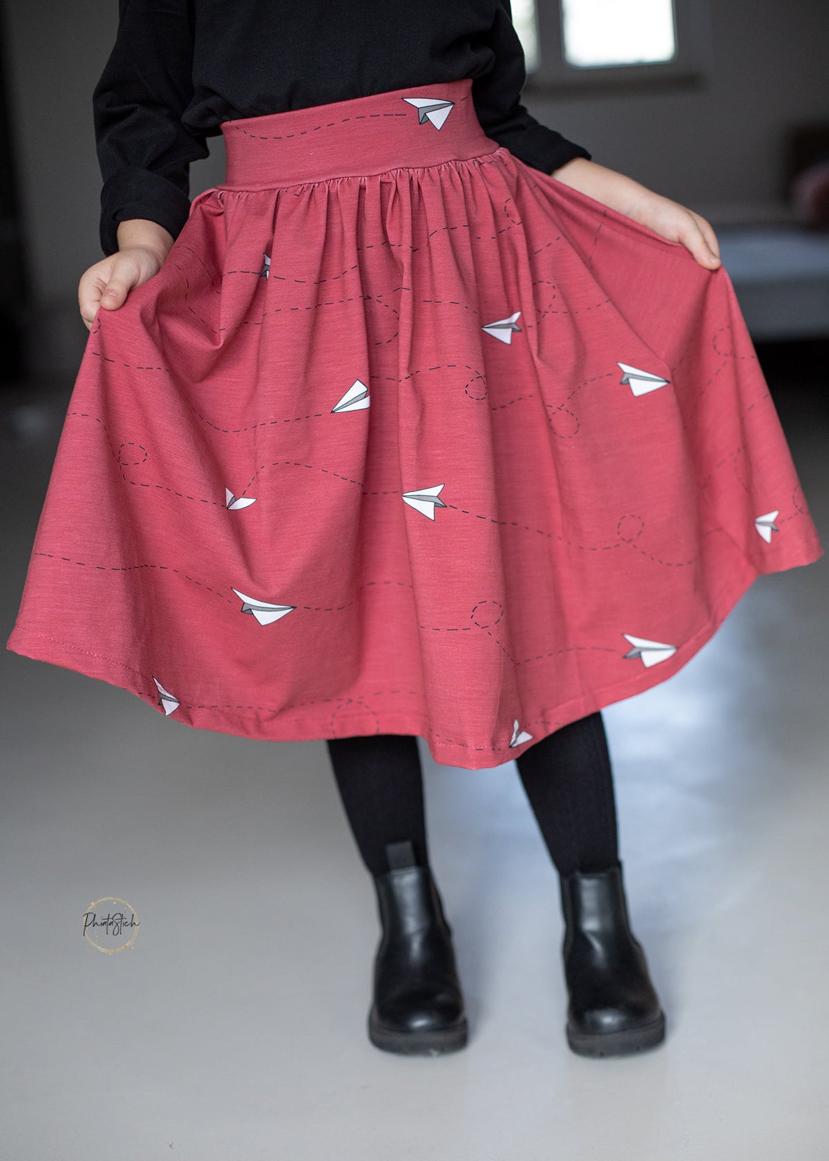 Jersey-Stoff "Fly #berry" (0,25m)