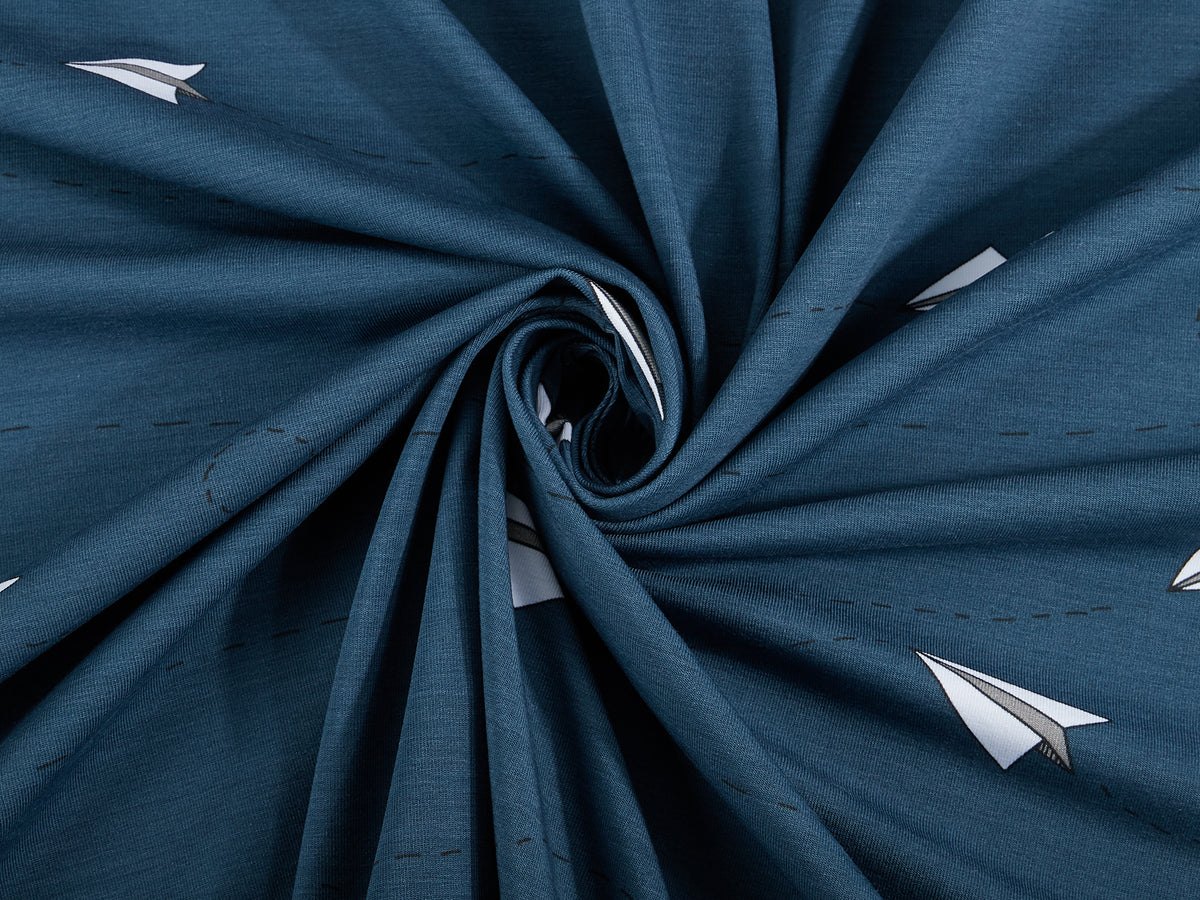 Jersey-Stoff "Fly #darkblue" (0,25m)