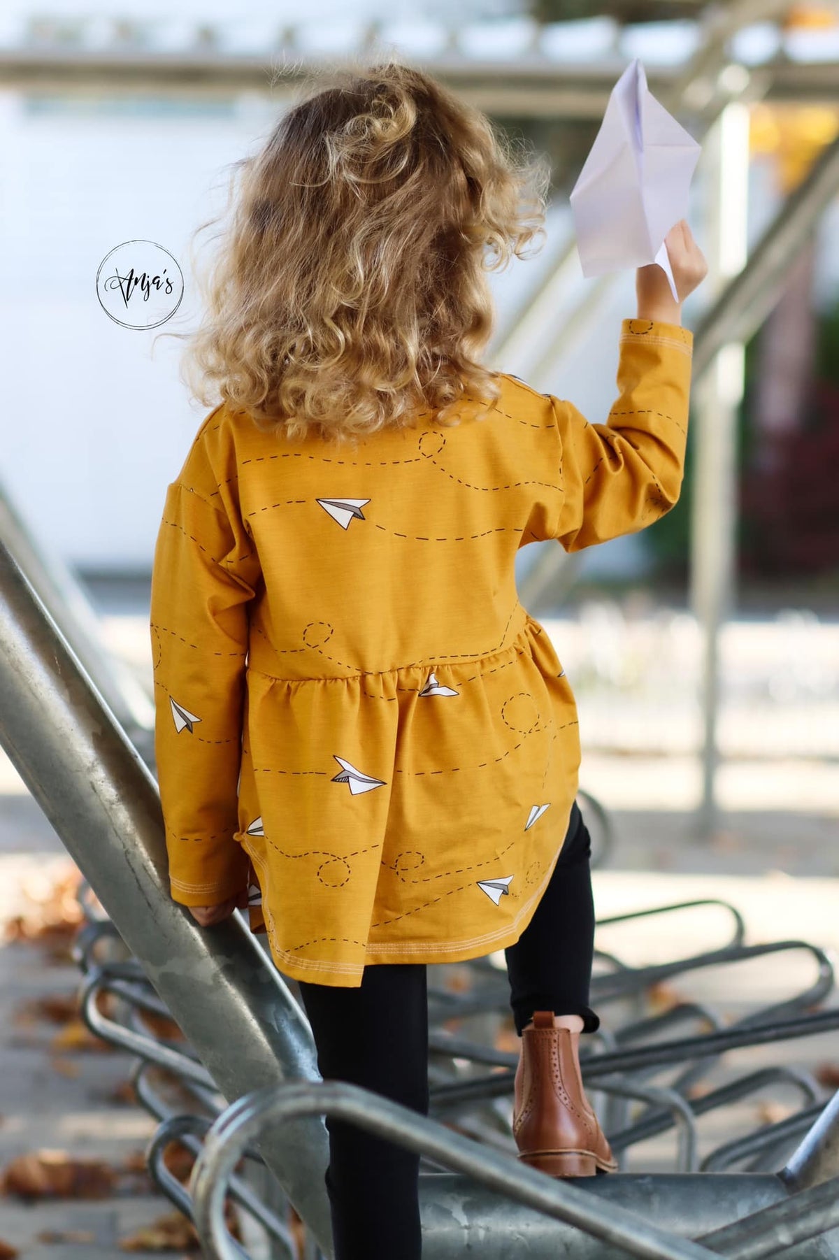 Jersey-Stoff "Fly #gold" (0,25m)