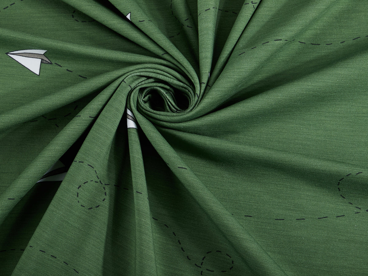 Jersey-Stoff "Fly #green" (0,25m)