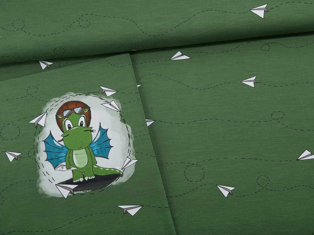 Jersey-Stoff "Fly #green" (0,25m)