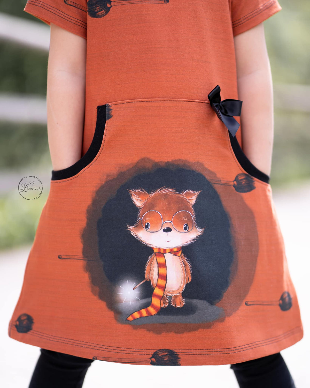 Jersey-Stoff "Foxy Schlotter #rust" (1 Panel, ca 0,70m)
