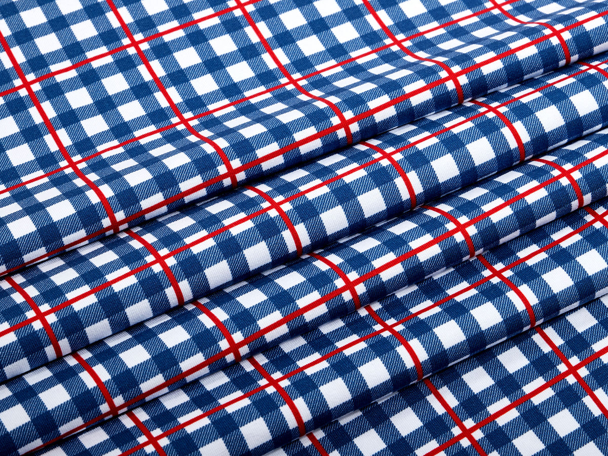 Jersey-Stoff "freddi #blue-red" (1 Panel, ca. 0,65m)