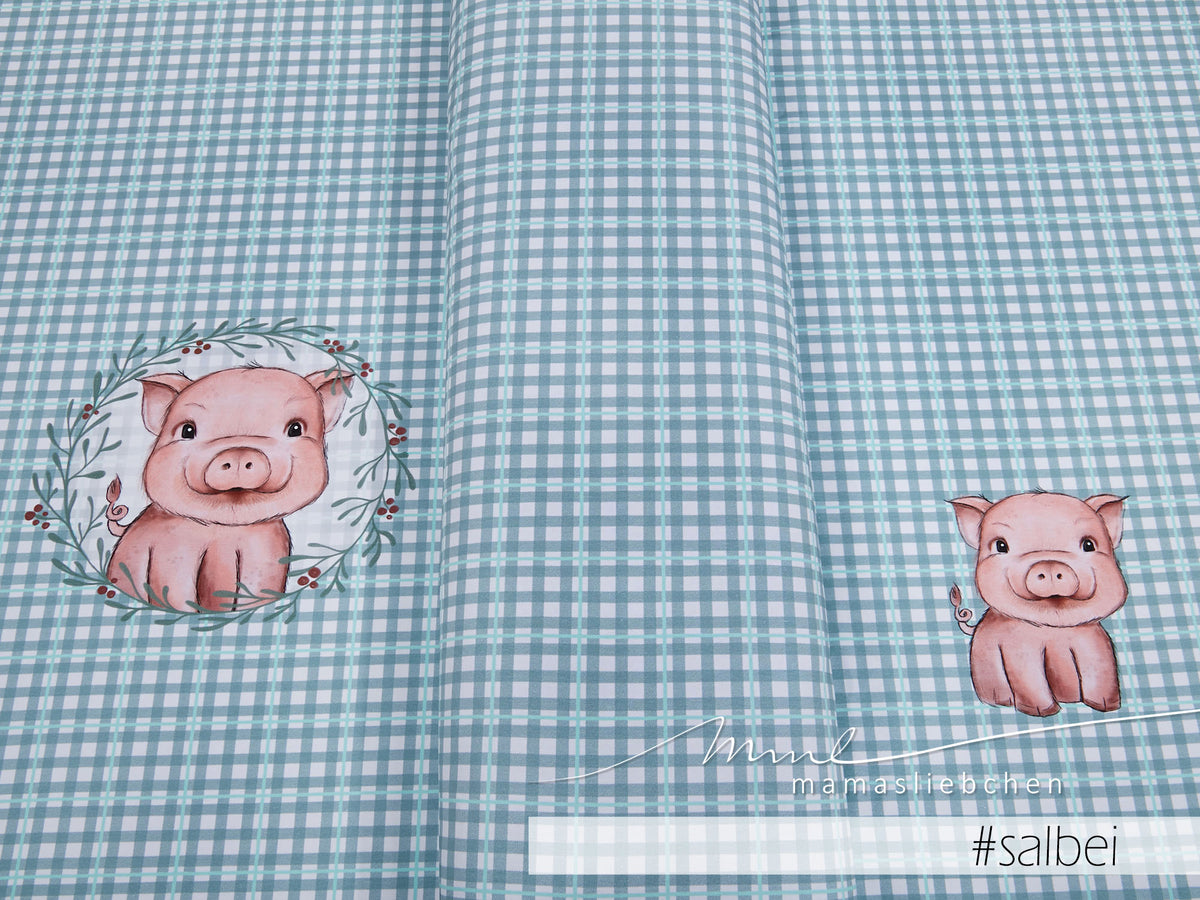 Jersey-Stoff "freddi #salbei" (1 Panel, ca. 0,65m)